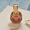 Pink Gradient Glass Perfume Bottle, Refillable Gold Colored Glass Atomizer Spray Bottle For Travel, 30ml, 1pc