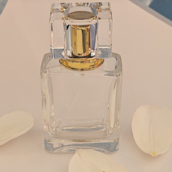 Transparent Perfume Spray Bottle, Glass Fine Mist Atomizer Spray Bottle, Reusable For Fragrance, Essential Oils, Liquid, 50ml, 1pc