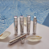 Electroplated Glass Body Perfume Bottle, Refillable Spray Bottle With Exquisite Packaging, Silver, 5ml, 1pc