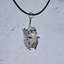 Tree Branch Design Pendant With Clear Quartz Tumbled Polished Natural Healing Crystal, Necklace, Crystal For Energy, Balancing and Healing, Gift